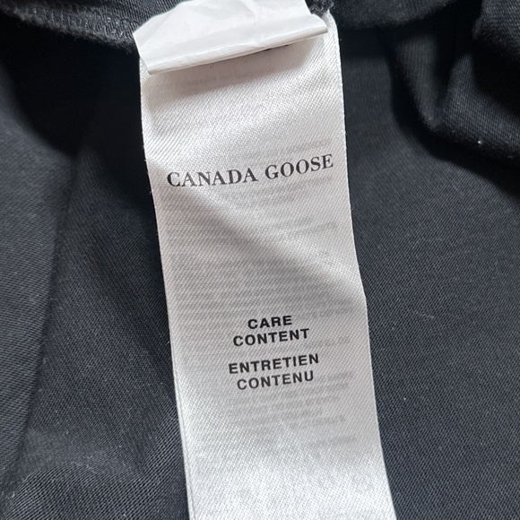 Canada Goose Gladstone Staff Uniform Black Cotton Crewneck L/S T Shirt Mens 2XL - Picture 8 of 12